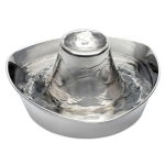 PetSafe Seaside Stainless Pet Fountain 1.8L - fontanas katėms ir &scaron;unims, pagamintas i&scaron; nerūdijančio plieno