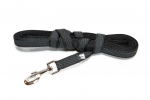 Julius K9 Color & Gray Supergrip pavadėlis su rankena juodas - treniruočių pavadėlis su rankena, juodas, neslystantis