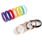 Record ID antkakliai - spalvingi identifikaciniai antkakliai &scaron;uniukams, su Velcro užsegimu, 12 vnt.