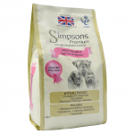 Simpsons Premium Adult Sensitive & Potato - maistas jautriems &scaron;unims, la&scaron;i&scaron;a ir bulvės