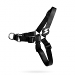 Dashi Solid Front Harness Black - juodas norvegi&scaron;kas &scaron;uns pakinktų modelis be traukimo