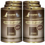Escapure Horse Pure - wet food for dogs and cats, 100% horse meat