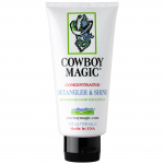 Cowboy Magic Detangler & Shine - galingas priemonė kailio i&scaron;&scaron;ukavimui ir blizgesiui &scaron;unims, katėms ir arkliams.