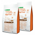 Nature&rsquo;s Protection Superior Care Red Coat Adult All Breeds Salmon - maistas raudoniems visų veislių &scaron;unims, su la&scaron;i&scaron;a ir kriliu