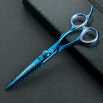 Excalibur Shears Predator Blue - labai a&scaron;trios kirpimo žirklės, tiesios
