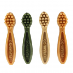 Flamingo Veggie Snacks - &scaron;unų kramtukai dantų &scaron;epetėlio formos