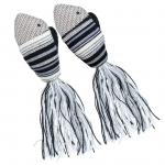 Flamingo Katė Pirin Žuvis 2vnt - stilingos žuvys katėms su siūlų uodegomis ir katžole