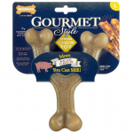 Nylabone Gourmet Wishbone Bacon - patvari kramtomoji žaislas &scaron;unims, intensyvus &scaron;oninės skonis