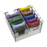 Moser/Wahl nerūdijančio plieno priedų rinkinys + dėklas - skirta Moser Rex, 1400 ir kt.