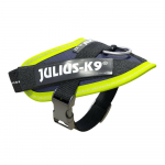 Julius - K9 IDC Powerharness Jeans Neon - auk&scaron;tos kokybės &scaron;unų petne&scaron;os i&scaron; džinsinio ir neoninių spalvų