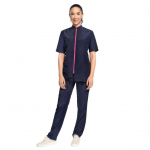 Artero Niza - užtraukiamas kirpimo džemperis su gobtuvu, tamsiai mėlynas