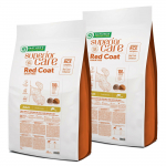 Nature&rsquo;s Protection Superior Care Red Coat Adult Small Breeds Salmon - maistas raudoniems mažų veislių &scaron;unims, su la&scaron;i&scaron;a ir kriliu