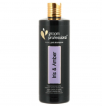 Groom Professional Iris & Luxury &scaron;ampūnas - prabangus blizgesio &scaron;ampūnas su vilkdalgio ir gintaro natomis, koncentratas 1:20