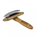 Bamboo Groom Slicker Brush - bambukinis &scaron;epetys vidutinio dydžio &scaron;unims ir katėms