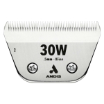 Andis Ceramic EDGE 30W XFine Wide Blade - platus keraminis Snap-On kirpimo ma&scaron;inėlių peilis, chromuotas plienas