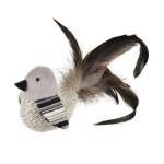 Flamingo Cat Pirin Bird - stilingas pauk&scaron;čio žaislas katėms su bar&scaron;kučiu, plunksnomis ir katžole