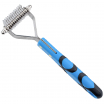 Groom Professional vidutinio kailio grėbliai - kablinis trimeris su plastikine rankena, 12 kabliukų / tarpų