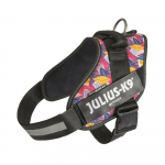 Julius - K9 IDC Powerharness Leaf2 - auk&scaron;tos kokybės &scaron;unų pakinktai su įdomiu dizainu