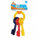 Nylabone Puppy Chew Keys - &scaron;unų kramtomasis žaislas su &scaron;oninės kvapu, skirtas &scaron;uniukams, formos kaip raktai