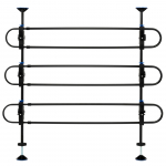 PetSafe Happy Ride Metalinis &scaron;unų barjeras - reguliuojamas automobilio barjeras &scaron;unims