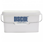 Disicide dezinfekuojantis plastikinis kibiras - konteineris įrankių ir priedų dezinfekcijai, pagamintas i&scaron; plastiko