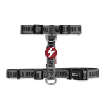 Dashi La Casa De Papel Melted Back Harness - reguliuojami &scaron;unų petne&scaron;os, įkvėptos serialo "Money Heist", grafito spalvos