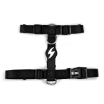 Dashi Solid Back Harness Black - reguliuojami juodi &scaron;unų petne&scaron;os