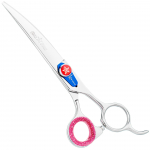 Kenchii Five Star Offset Lenktos Žirklės - lenktos, ofsetinės kirpimo žirklės