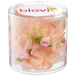 Blovi Bows Romantic 25 vnt. - tiulio kaspinai &scaron;unims, ta&scaron;kuotas dizainas, su dekoratyviniais elementais, ant elastinės juostos