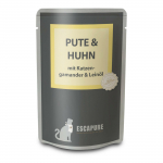 Escapure antis ir vi&scaron;tiena su linų sėmenų aliejumi - &scaron;lapias maistas katėms, kalakutiena su vi&scaron;tiena ir linų sėmenų aliejumi