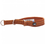 Hurtta Casual Half Choke Collar Eco Cinnamon - pusiau smaugiamas antkaklis &scaron;unims, pagamintas i&scaron; perdirbtų medžiagų - 40 - 50