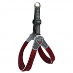 Coralpina Cinquetorri Harness Wine - lengvi tinklelio petne&scaron;os mažiems ir vidutiniams &scaron;unims, vy&scaron;ninės raudonos spalvos