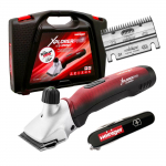 Heiniger Xplorer PRO - belaidės, dviejų greičių žirklės arkliams ir galvijams, su be&scaron;epečiu varikliu - veikia su baterijomis