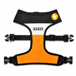 Dashi Stripes Orange & Black Neo Mesh Petne&scaron;os - nesitraukiantis, dvipusis &scaron;uns petne&scaron;os i&scaron; neopreno, su juostelėmis