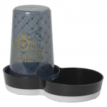 Record maitinimo ir gėrimo dubuo su dozatoriumi 1,5L - plastikinis dubuo su maisto dozatoriumi &scaron;unims ir katėms