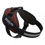 Julius - K9 IDC Powerharness Bordeaux - Rudas - auk&scaron;tos kokybės &scaron;unų pakinktai, Bordo spalvos
