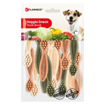 Flamingo Veggie Snacks - &scaron;unų kramtukai dantų &scaron;epetėlio formos