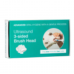 Cleany Teeth 3 pusių &scaron;epetėlio galvutė 2 vnt. - Ultragarsinio dantų &scaron;epetėlio trigubos galvutės