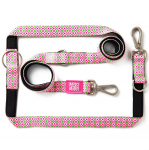 Max & Molly Multi-Leash Retro - Reguliuojamas &scaron;uns pavadėlis, įdomus ra&scaron;tas, 200 cm