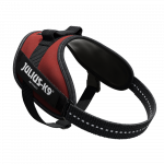 Julius - K9 IDC Powerharness Bordeaux - Rudas - auk&scaron;tos kokybės &scaron;unų pakinktai, Bordo spalvos