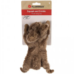 Flamingo pliu&scaron;inis &scaron;uns žaislas triu&scaron;is - čežantis, pliu&scaron;inis triu&scaron;is su cypliuku