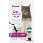 Flamingo Cat Deli Yumm Pasta su tunu ir la&scaron;i&scaron;a - kreminis skanėstas katėms su tuno ir la&scaron;i&scaron;os skoniu