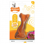 Nylabone Strong Rubber - guminis kaulas &scaron;unims, jautienos skonio tamsiame padaže