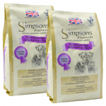 Simpsons Premium Senior/Light Vi&scaron;tiena ir Ryžiai - &scaron;unų maistas, vi&scaron;tiena ir ryžiai