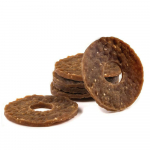 PetSafe Natūralūs žaliavinės odos žiedai 16 vnt. - mėsos žiedai &scaron;unims, papildomos skanėstų atsargos PetSafe Busy Buddy žaislams