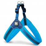 Max&Molly Q - Fit Harness Sky - įsegamas pakinktai &scaron;unims, lengvi ir reguliuojami