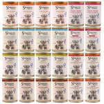 Simpsons Premium 24x &Scaron;unų Maisto Rinkinys - Begrūdis Drėgnas &Scaron;unų Maistas, 7 Skonių Mi&scaron;inys