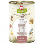 GranataPet Venison Pur - be grūdų &scaron;lapias &scaron;unų maistas, elniena