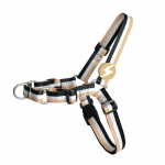 Dashi Stripes rudos ir juodos spalvos priekinė petne&scaron;os - nepatraukiamos petne&scaron;os &scaron;unims, rudos ir juodos juostelės