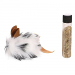 Flamingo Cat Sikske Mouse - kačių žaislas su katžolės papildymu